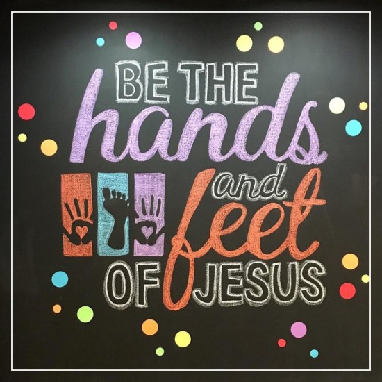 hands and feet of Jesus