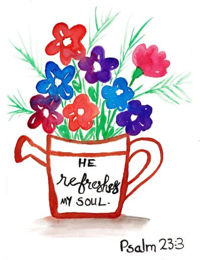 He refreshes my soul