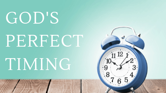 Gods perfect timing