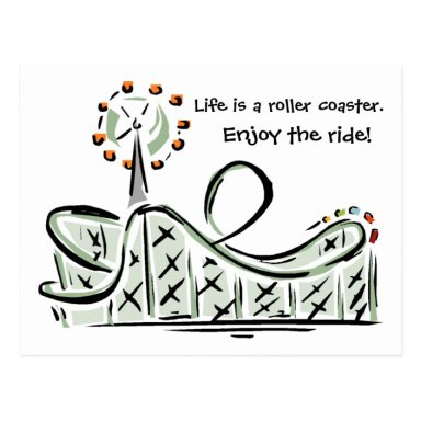 roller coaster enjoy the ride