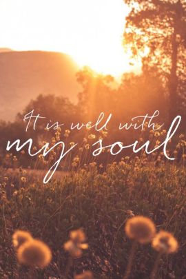 well with my soul