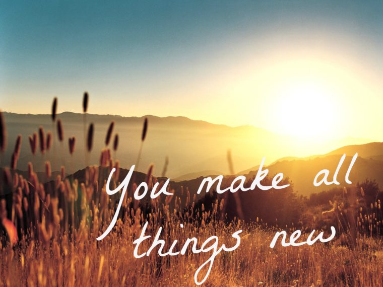 YOU MAKE ALL THINGS NEW